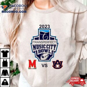 Transperfect Music City Bowl Auburn Vs Maryland Tshirt