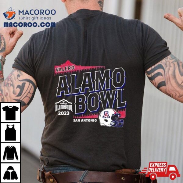 2023 Valero Alamo Bowl Arizona Wildcats Helmet T Shirt