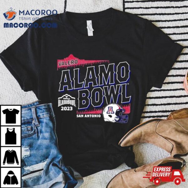 2023 Valero Alamo Bowl Arizona Wildcats Helmet T Shirt