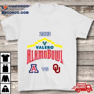 2023 Valero Alamo Bowl Arizona Wildcats Vs Oklahoma Sooners Matchup Shirt