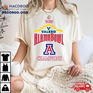 2023 Valero Alamo Bowl Champions Arizona Wildcats Football Shirt