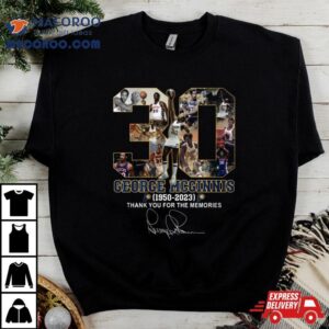 George Mcginnis Thank You For The Memories Tshirt