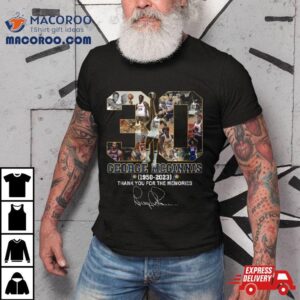 George Mcginnis Thank You For The Memories Tshirt