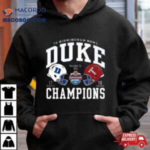 Birmingham Bowl Duke Blue Devils Champions Tshirt