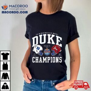 Birmingham Bowl Duke Blue Devils Champions Tshirt