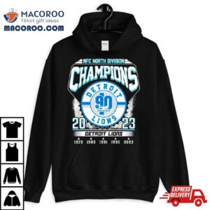 Season Detroit Lions Nfc North Division Champions Tshirt