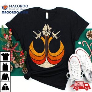 A Rebel Attack The Millennium Falcon And Two X Wings Tshirt