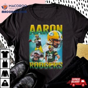 Aaron Rodgers New York Jets Aaron Rodgers Retro Jet 12 Graphic T Shirt