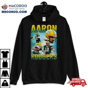 Aaron Rodgers New York Jets Aaron Rodgers Retro Jet Graphic Tshirt