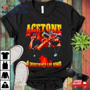 Acetone Boogie Bloodstained Luv Songs Tshirt