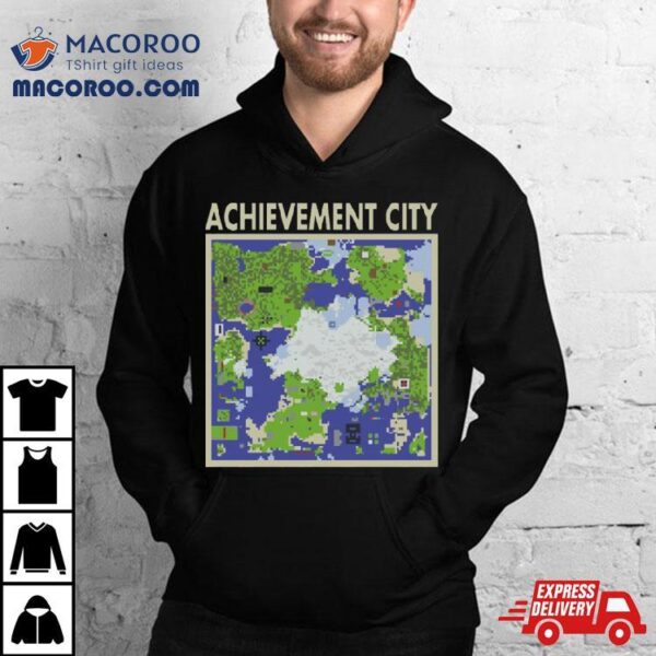 Achievement City Map Achievement Hunter Shirt