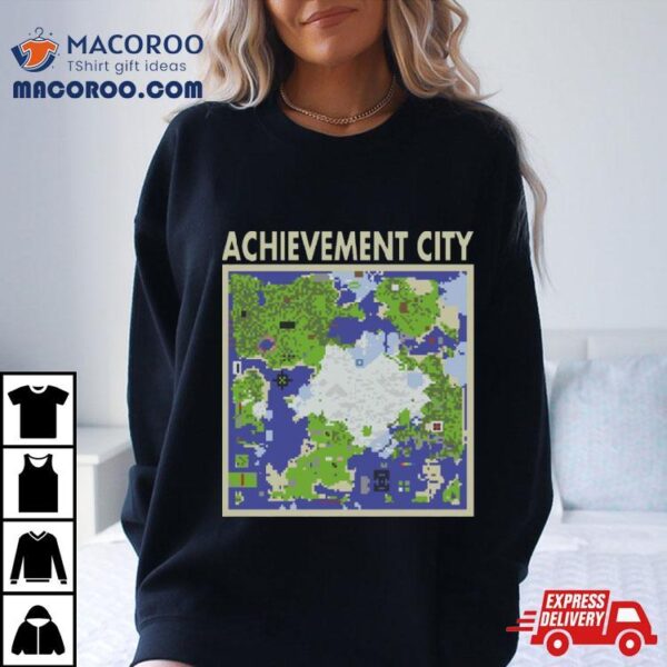 Achievement City Map Achievement Hunter Shirt