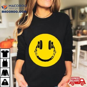 Acid House Headphones Smiley Dj Shirt