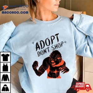 Adopt Dont Shop Screaming Opposum Shirt