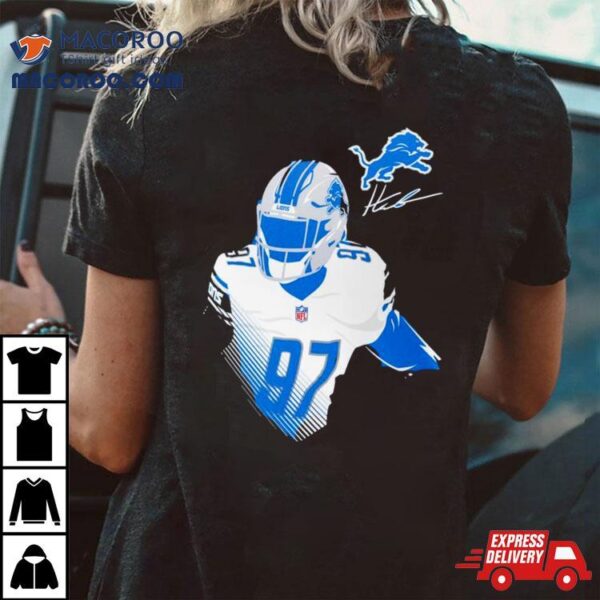 Aidan Hutchinson Detroit Lions Player Graphic T Shirt