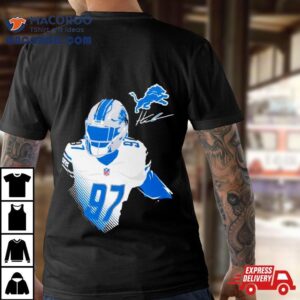 Aidan Hutchinson Detroit Lions Player Graphic Tshirt