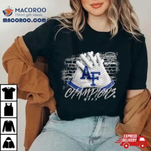 Air Force Falcons Lockheed Martin Armed Forces Bowl Champions Gloves Tshirt