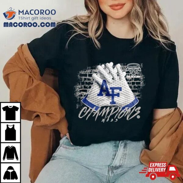 Air Force Falcons 2023 Lockheed Martin Armed Forces Bowl Champions Gloves Shirt