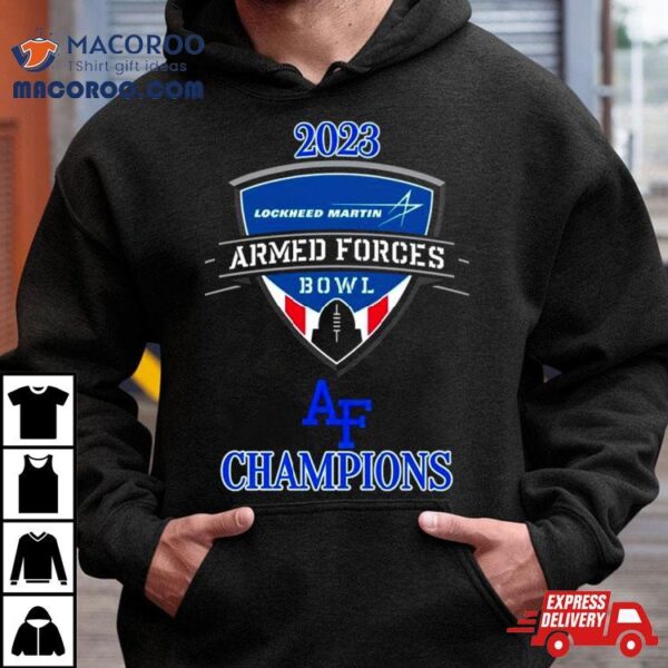 Air Force Falcons 2023 Lockheed Martin Armed Forces Bowl Champions Shirt