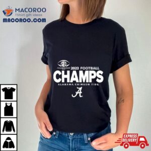 Alabama Crimson Tide Sec Football Conference Champions Locker Room Tshirt