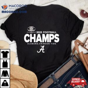 Alabama Crimson Tide Sec Football Conference Champions Locker Room Tshirt