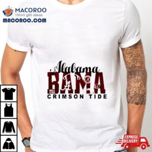 Alabama Crimson Tide Bama Football Retro Tshirt