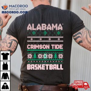 Alabama Crimson Tide Basketball Ugly Christmas Tshirt