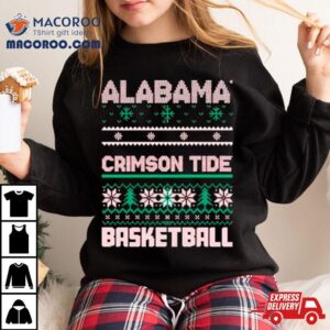 Alabama Crimson Tide Basketball Ugly Christmas Tshirt