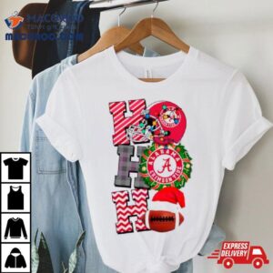 Alabama Crimson Tide Football Christmas Ho Ho Ho Tshirt