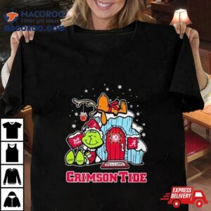 Alabama Crimson Tide Grinch Nuts Welcome Christmas Tshirt