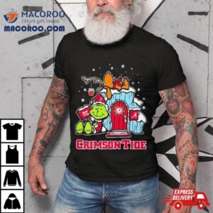 Alabama Crimson Tide Grinch Nuts Welcome Christmas Tshirt