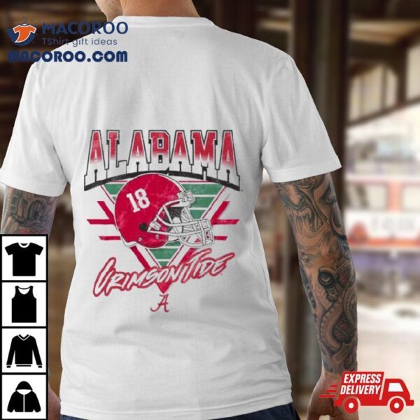 Alabama Crimson Tide Helmet Triangle Vintage Shirt