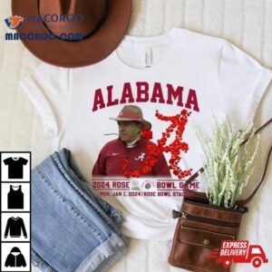 Alabama Crimson Tide Nick Saban Rose Bowl Cfp Football Semifinal Tshirt