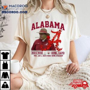 Alabama Crimson Tide Nick Saban Rose Bowl Cfp Football Semifinal Tshirt