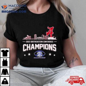 Alabama Crimson Tide Players Names City Southeastern Conference Champions Tshirt