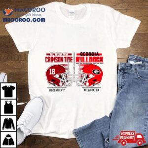 Alabama Crimson Tide Vs Georgia Bulldogs Sec Championship Tshirt