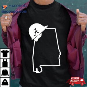 Alabama Wearing Construction Helme Tshirt