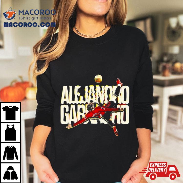 Alejandro Garnacho Manchester United Mufc Bicycle Kicks T Shirt Alejandro Garnacho Manchester United Mufc Bicycle Kicks T Shirt