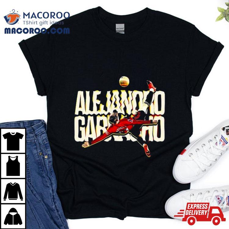 Alejandro Garnacho Manchester United Mufc Bicycle Kicks T Shirt Alejandro Garnacho Manchester United Mufc Bicycle Kicks T Shirt