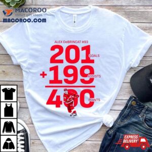 Alex Debrincat Almost Split His 400 Points Evenly Shirt