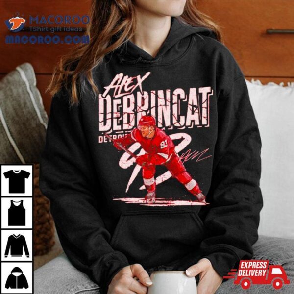 Alex Debrincat Detroit Red Wings Signature Shirt