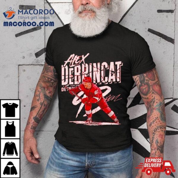 Alex Debrincat Detroit Red Wings Signature Shirt