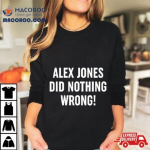 Alex Jones Did Nothing Wrong Tshirt