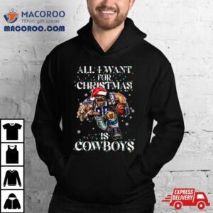 All I Want For Christmas Is Dallas Cowboys Mascot Light Christmas Tshirt