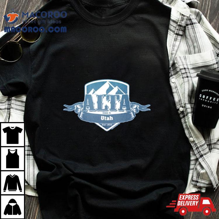 Alta Utah Ski Resort Shirt Alta Utah Ski Resort Shirt