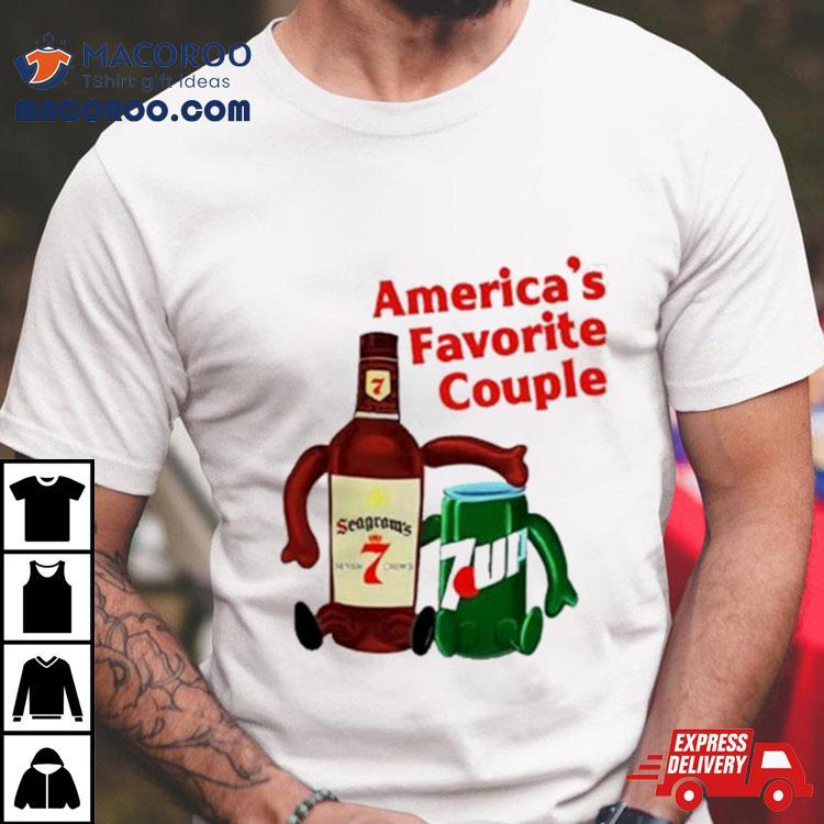 America’s Favorite Couple Seagram’s 7up Shirt America’s Favorite Couple Seagram’s 7up Shirt
