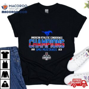 American Athletic Conderence Champions Smu Mustangs 2023 T Shirt