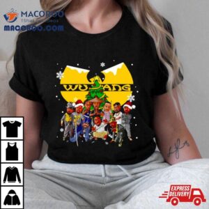 American Rappers Cartoon Wu Tang Merry Christmas Tshirt