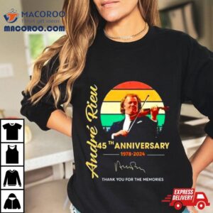 Andre Rieu Th Anniversary Vintage Signature Tshirt