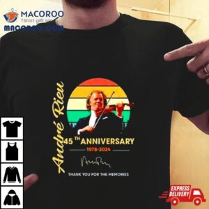 Andre Rieu Th Anniversary Vintage Signature Tshirt